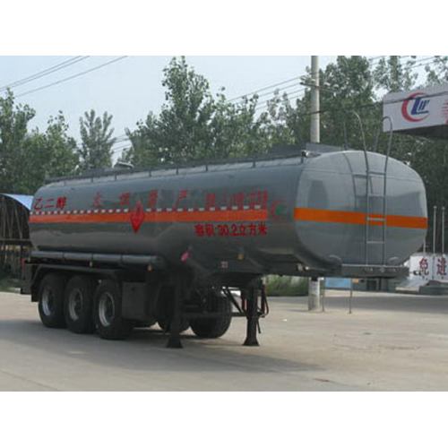 9.7m Tri-axle Flammable Liquid Transport Semi Trailer