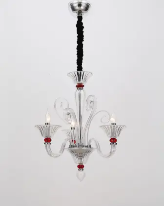 Modern Minimalist restaurant Decoration Glass Chandelier