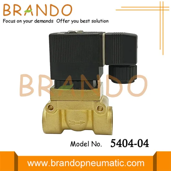 BURKERT Type 1/2'' 5404 High Pressure Brass Solenoid Valve 50 bar