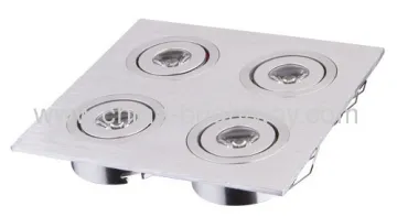 Square 4x1w Led Ceiling Light 
