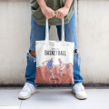 Hoop Dreamer Basket-bertema Canvas Tote