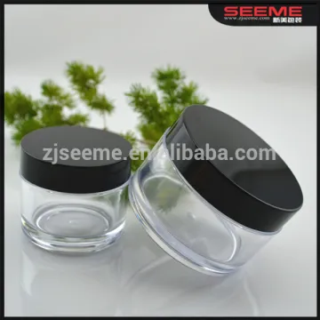 Clear plastic jars cosmetic jar 10g