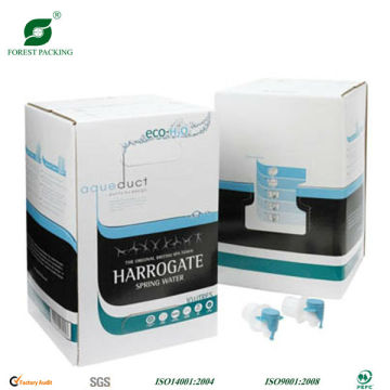 WATER FOUNTAIN COLOR CORRUGATED BOX