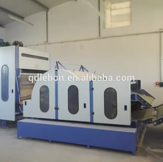 LBSL01 Nonwoven Single cylinder double doffer carding machine for polyester fiber
