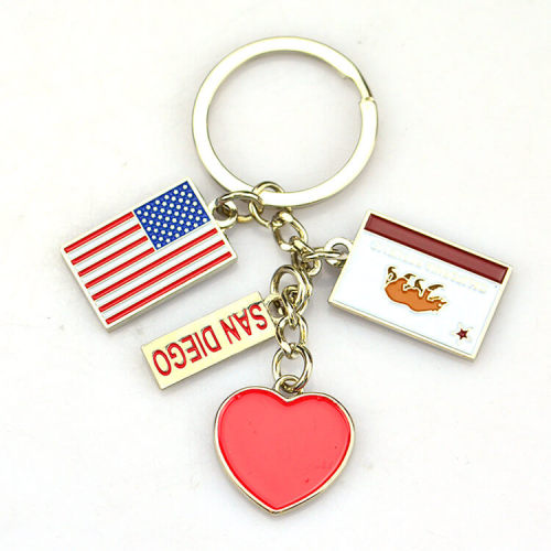 High Quality Custom Zinc Alloy 3D Metal Keychain