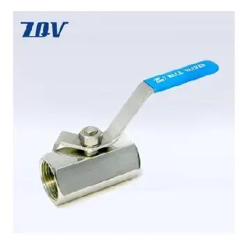 1PC Polished Hexagon ball valve 1000WOG