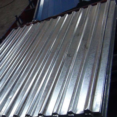 Telhado de metal corrugado galvanizado 16Mo3