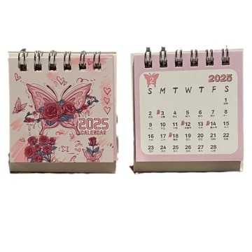 Kawaii Cartoon Butterfly Mini Calendars 2025 - 5 Styles