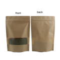 Kraft Paper Stand up Coffee Zip Bag