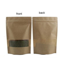 Kraft Paper Stand up Coffee Zip Bag