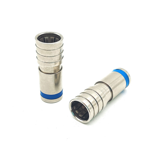 Quick Push Type F Male RG6 Compression Connector
