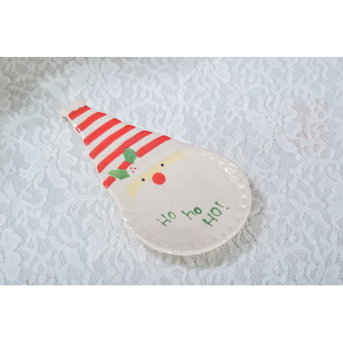 Bandeja para servir comida Platos decorativos navideños de cerámica