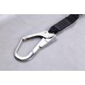 Energy absorber Lanyard with Two Big Safety Hooks and Single Mid Hook