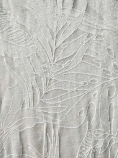 Cotton Poly Burnout Jersey With Foam