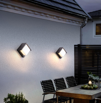 Custom Courtyard Modern Acrylic LED Outdoor Wall Light