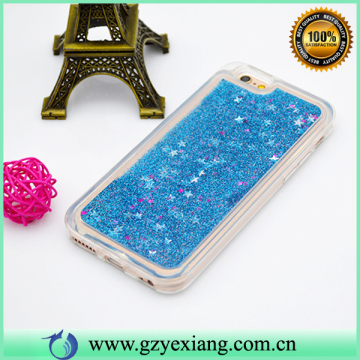 China Wholesale Soft TPU Glitter Liquid Case For Huawei P9 Lite Quicksand Cover
