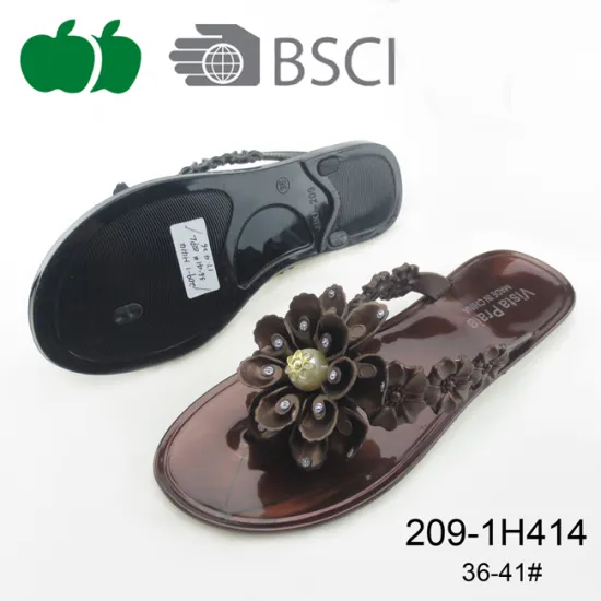 Women's Fashion Style Beach Pvc Flip Flops