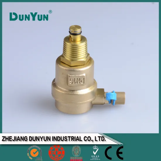 Full size brass automatic airvent valve with nipple