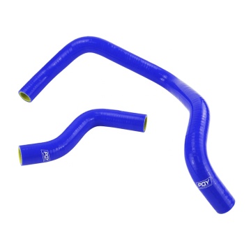 Blue & Yellow Silicone Radiator Coolant Hose Kit with PQY Logo for CIVIC SOHC D15 D16 EG EK 92-00