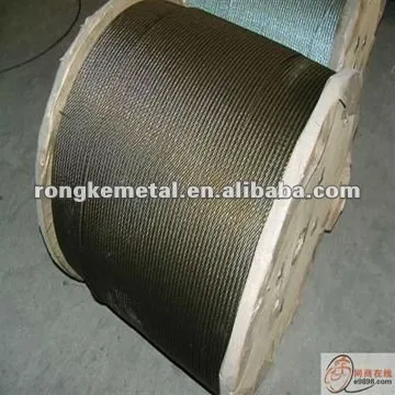 ungalvanized wire rope