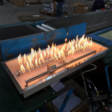 Stainless steel fire pit burner kit