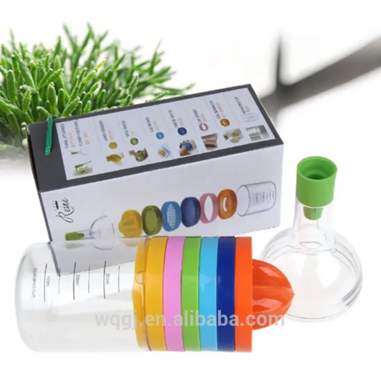 Professional Color Box Bottle 8-IN-1 Fruit Cutter Fruit Squeezer Fruit Chopper for Kitchen Tools
