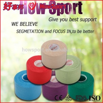 Medical Sports Knee And Ankle Support Athletic Strapping Porous Cotton Rigid Athletic Tape