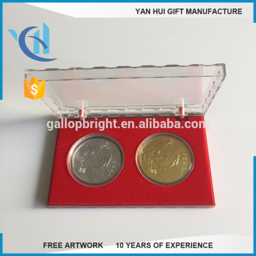 casting chinese new year zodiac custom metal souvenir coin
