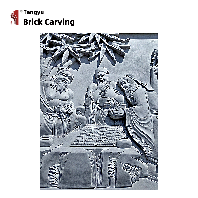 Mural paintings of ancient legendary figures