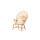 मॉडल क्लासिक हंस वीनर लकड़ी मोर की कुर्सी