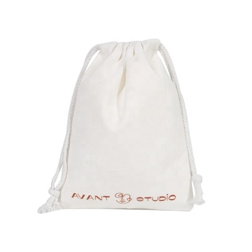 Custom Eco Friendly Cotton Pouch with Logo Printed