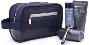 CANALOLO RETANGULAR CANVAS POLYESTER CANVAS NEW FABRIC MENS WASH BAG