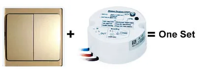 Inno kinetic long distance dimmer wireless remote control switch and receiver 1000w