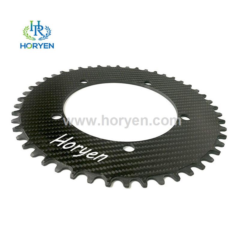 OEM cnc cutting full carbon fiber bicycle sprocket