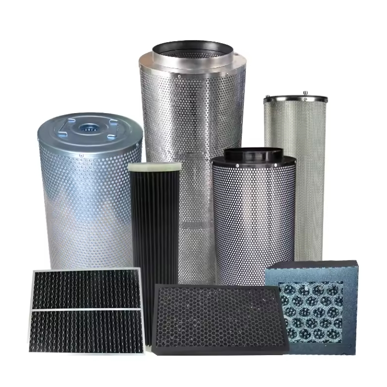 charcoal air filter refrigerator hydroponic carbon filter Activated Carbon Air Filter For Hydroponic Grow Room