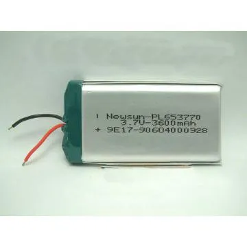 3600mAh 3.7V Polymer Lithium Ion Battery