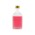 Frosted Square Glass Flasche 250 ml mit Aluminiumkappe