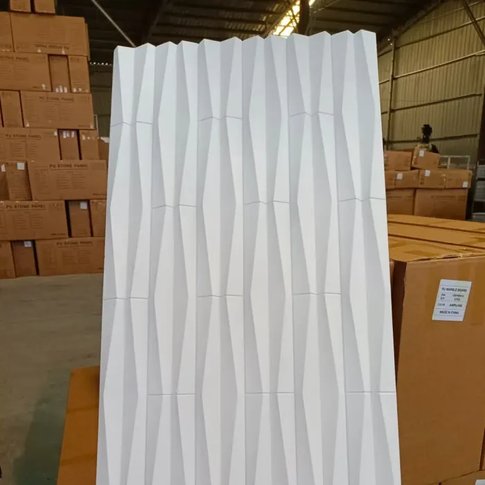 แผงผนังหิน PU ทนไฟติดตั้งรวดเร็ว