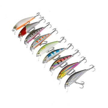 Orjd High Quality 5cm Artificial Hard Minnow Lures for Effective River and Lake Fishing