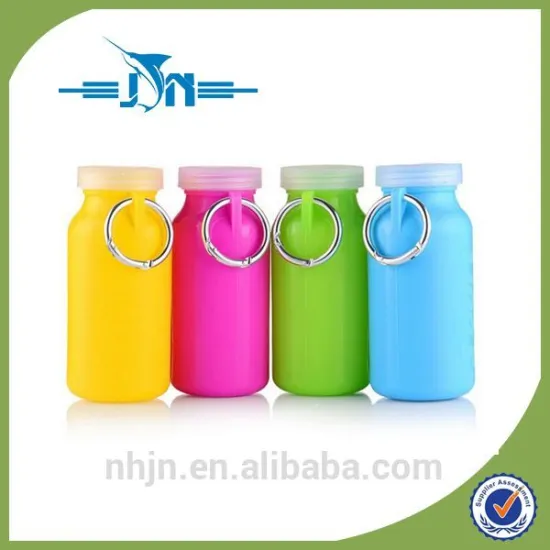 Convenient silicone collapsible water bottle wholesale