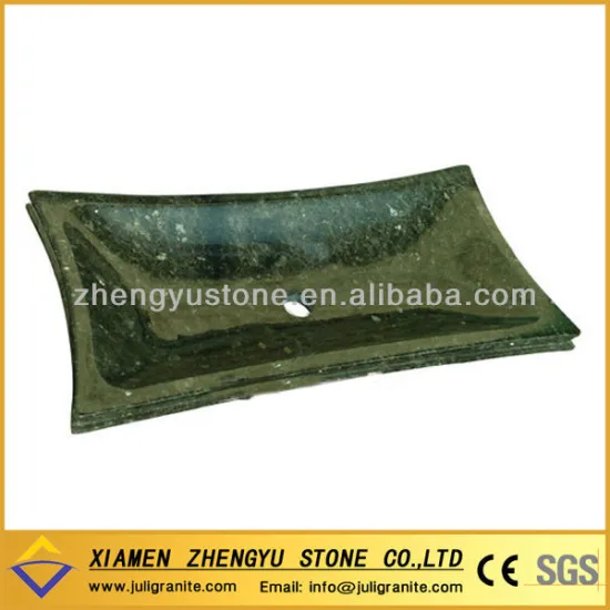 Emerald-Pearl granite stone vessel sink