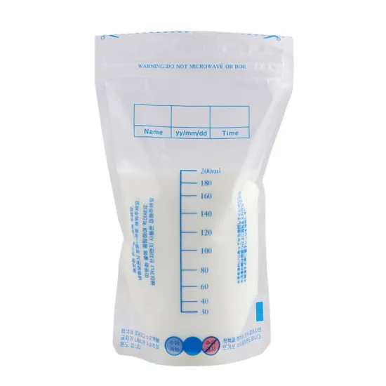 laminated material breast milk storage bag