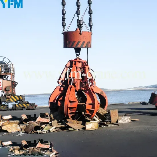 Four Rope Grab Bucket with Electro-Hydraulic System