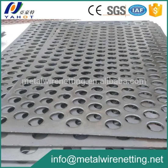 Round Hole Galvanized Perforated Metal Mesh