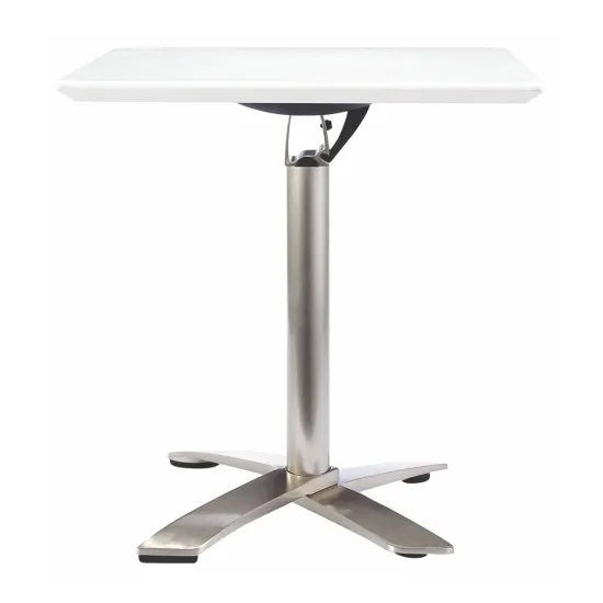Stackable Metal Folding Table Base for Indoor and Outdoor