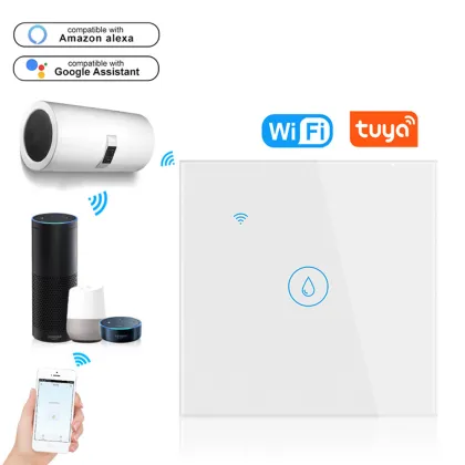 Smart Homekit Water Heater: 8000W High-Power, Touch Glass Panel, 40A Smart Switch with Voice Control