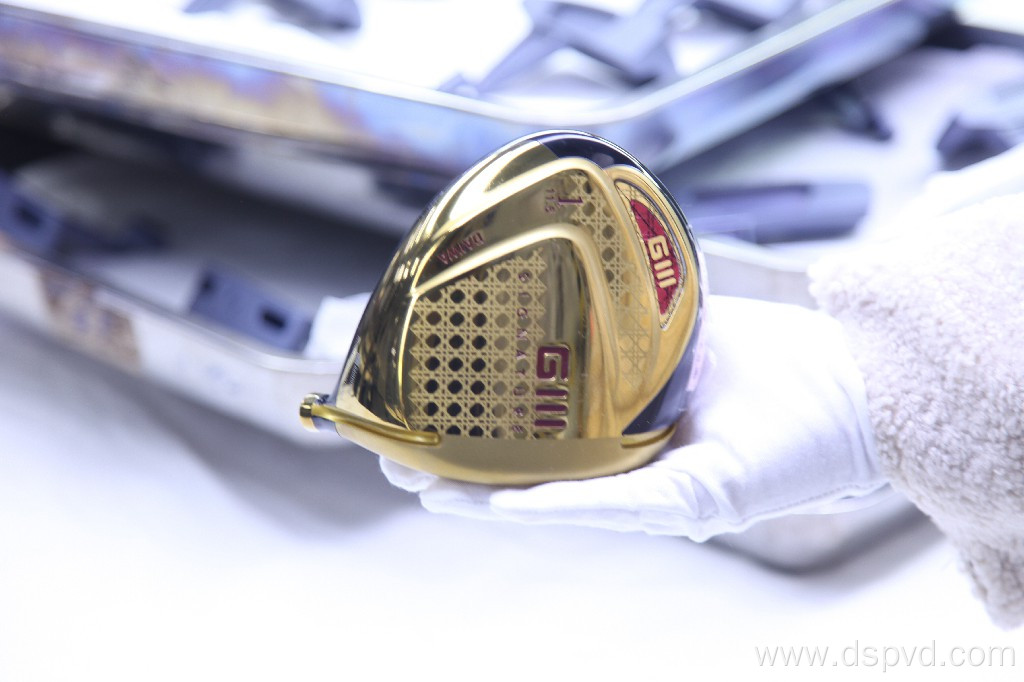 magnetron sputtering machine for golf club head titanium