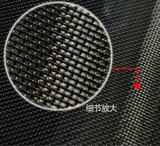 Black Powder Coated Bulletproof 0.8mm*11mesh SUS304 Security Window Screen