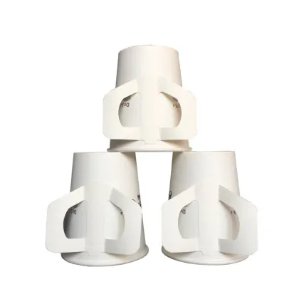 Eco-friendly 7oz with handle kraft paper cups