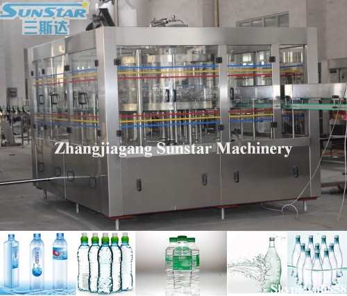 Mineral Water Rinsing Bottling Capping Machine